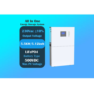 Hybridsolarinverter aller SunAura 5.5KS5 in einem Energie-Speicher-System