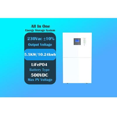 5.5KS10 All-in-One-Energiespeichersystem, wandmontierter 5,5-kW-Hybrid-Solarwechselrichter