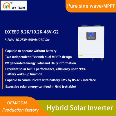 Hybrider Solarumrichter mit doppelten MPPT und 10,2 kW 230Vac Ausgang